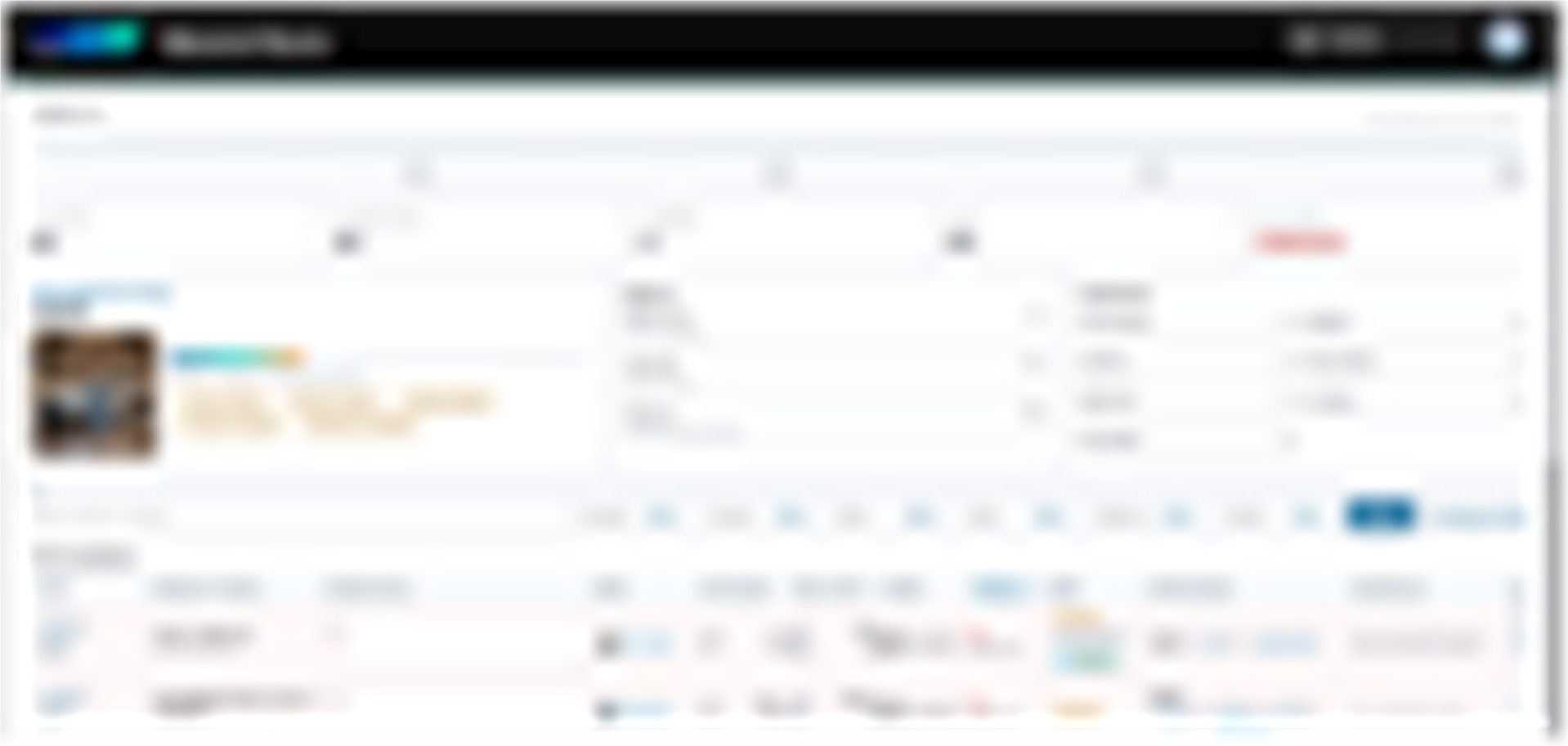 Protected and blurred screenshot illustrating an action-follow-up development example